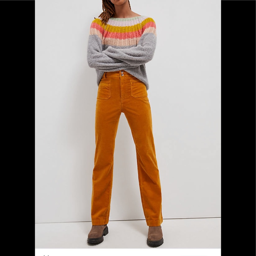 Anthropologie Pilcro and the Letterpress High-Rise Trouser Bootcut jeans